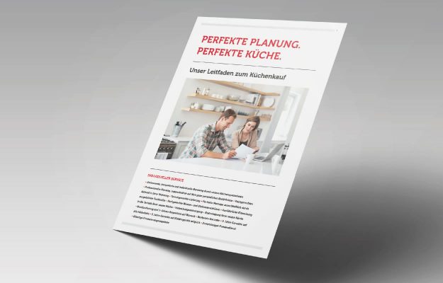 Mein Küchenateleier, Mockup Leitfaden Küchenkauf